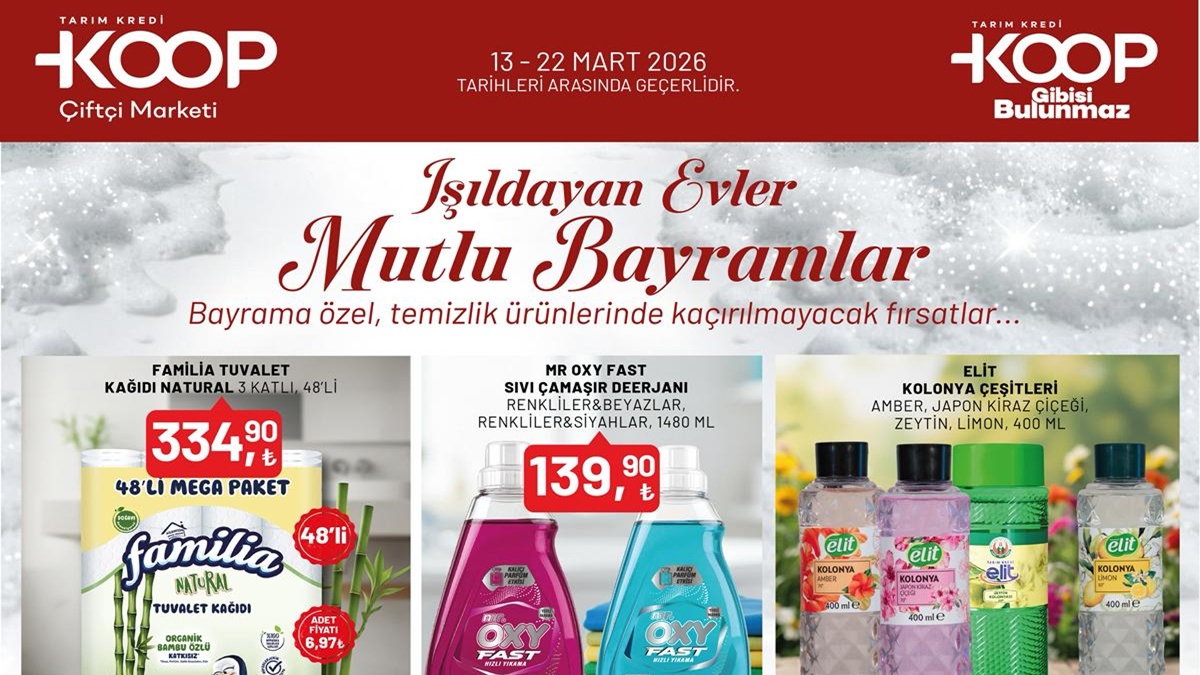 Tarım Kredi KOOP’ta Bayram İndirimleri Başladı